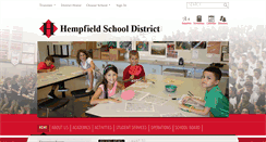 Desktop Screenshot of hempfieldsd.org