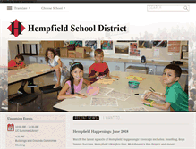 Tablet Screenshot of hempfieldsd.org