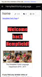 Mobile Screenshot of hempfieldworldlanguagedept.wiki.hempfieldsd.org